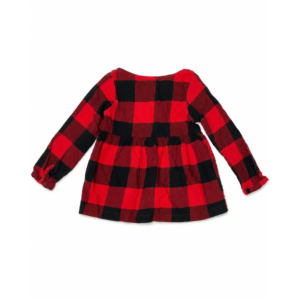 Carter’s Girls 24 Months Buffalo Plaid Tunic Leggings Set Holiday